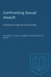 book Confronting Sexual Assault: A Decade of Legal and Social Change