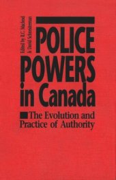 book Police Powers in Canada: The Evolution and Practice of Authority