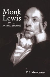 book Monk Lewis: A Critical Biography