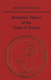 book Aristotle's Theory of the Unity of Science