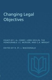 book Changing Legal Objectives