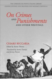 book On Crimes and Punishments and Other Writings