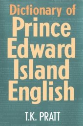 book Dictionary of Prince Edward Island English