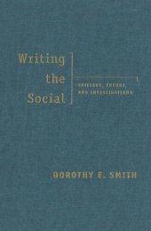 book Writing the Social: Critique, Theory, and Investigations