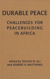 book Durable Peace: Challenges for Peacebuilding in Africa