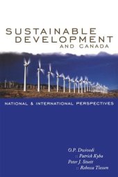 book Sustainable Development and Canada: National and International Perspectives