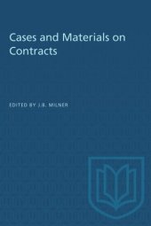 book Cases and Materials on Contracts