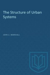 book The Structure of Urban Systems