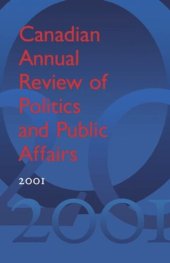 book Canadian Annual Review of Politics and Public Affairs, 2001