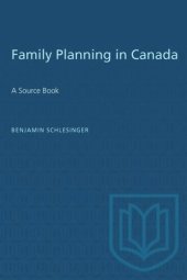 book Family Planning in Canada: A Source Book