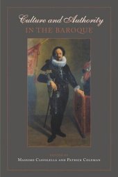 book Culture and Authority in the Baroque