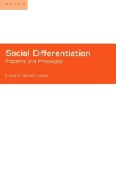 book Social Differentiation: Patterns and Processes