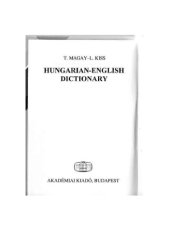 book Pocket Hungarian-English Dictionary