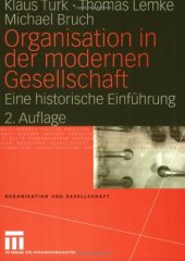 book Organisation in der modernen Gesellschaft