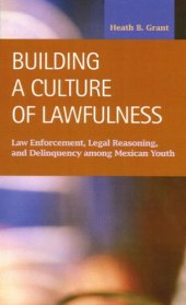 book Building a Culture of Lawfulness: Law Enforcement, Legal Reasoning, And Deliquency Among Mexican Youth 