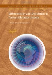 book Differentiation and Articulation in Tertiary Education Systems: A Study of Twelve Countries 