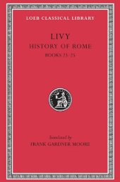 book Livy: History of Rome (Books 23-25)