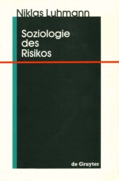 book Soziologie Des Risikos