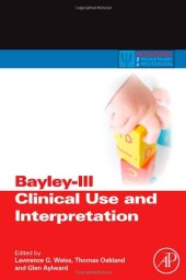 book Bayley-III Clinical Use and Interpretation 