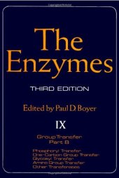 book Group Transfer, Part B. Phosphoryl Transfer. One-Carbon Group Transfer. Glycosyl Transfer. Amino Group Transfer. Other Transferases