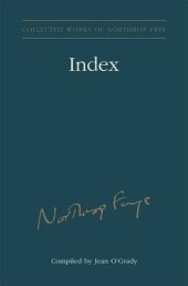 book Index to the Collected Works of Northrop Frye - Vol. 30