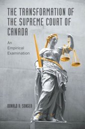 book The Transformation of the Supreme Court of Canada: An Empirical Examination