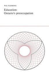 book Education: Ontario's Preoccupation