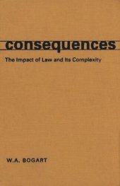 book Consequences: The Impact of Law and Its Complexity