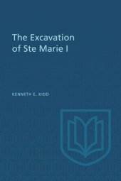 book The Excavation of Ste Marie I