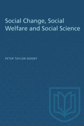 book Social Change, Social Welfare and Social Science