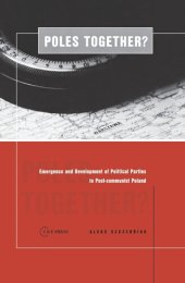 book Poles Together?: The Emergence and Development of Political Parties in Postcommunist Poland