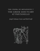 book The Chora of Metaponto 7: The Greek Sanctuary at Pantanello