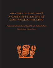 book The Chora of Metaponto 6: A Greek Settlement at Sant'Angelo Vecchio