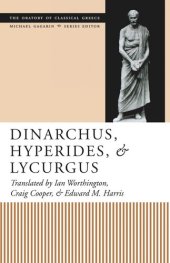 book Dinarchus, Hyperides, and Lycurgus