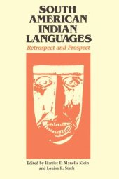 book South American Indian Languages: Retrospect and Prospect