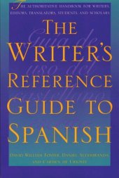 book The Writer's Reference Guide to Spanish