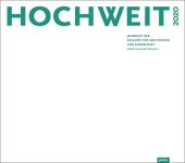 book Hochweit 2020: Jahrbuch der Fakultät für Architektur und Landschaft, Leibniz Universität Hannover