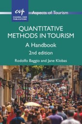 book Quantitative Methods in Tourism: A Handbook