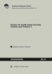 book Essays on South Asian Society, Culture and Polities (II)