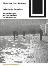 book Italienische Gedanken: Beobachtungen und Reflexionen zur Architektur