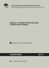 book Essays on South Asian Society, Culture and Politics (I)