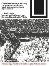 book Gesellschaftsplanung in kapitalistischen und sozialistischen Systemen