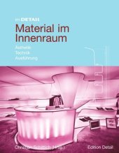 book Material im Innenraum: Ästhetik, Technik, Ausführung