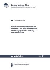 book Von Stämmen und Ländern und der Macht der Karte