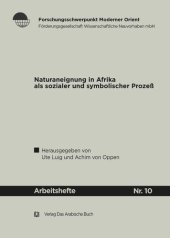 book Naturaneignung in Afrika als sozialer und symbolischer Prozeß.