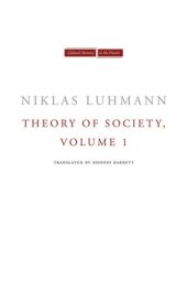 book Theory of Society, Volume 1