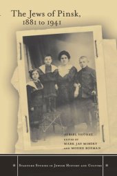 book The Jews of Pinsk, 1881 to 1941