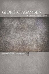 book Giorgio Agamben: A Critical Introduction