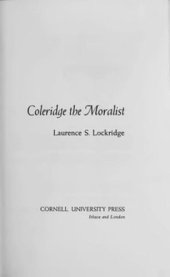 book Coleridge the Moralist