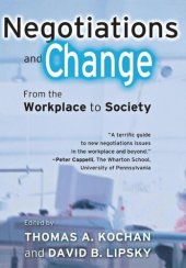 book Negotiations and Change: From the Workplace to Society